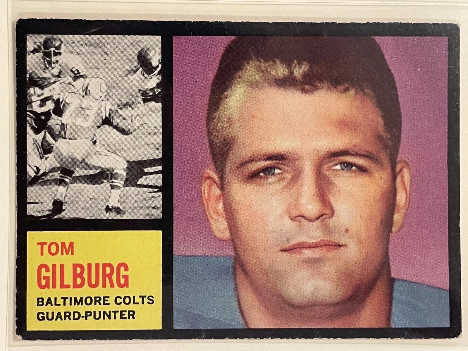 1962 Topps – Tom Gilburg #7 (RC)