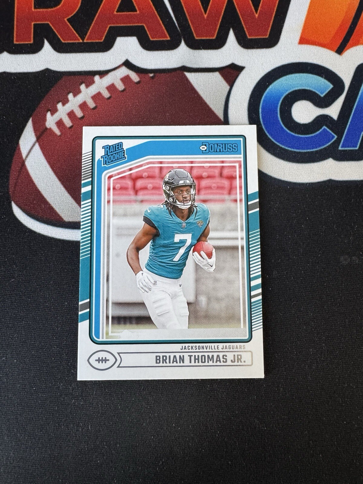 2024 Donruss Football Rated Rookie Brian Thomas Jr. #313 Jacksonville Jaguars