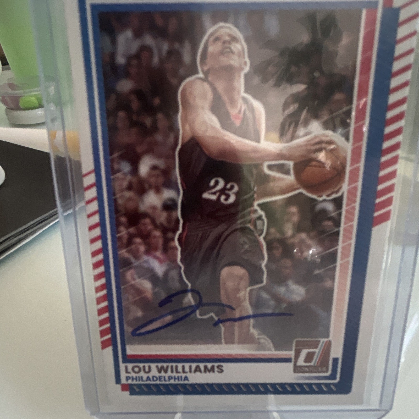 2026 Donruss Lou Williams Autographed #66 Sports Trading Card Philadelphia 76ers
