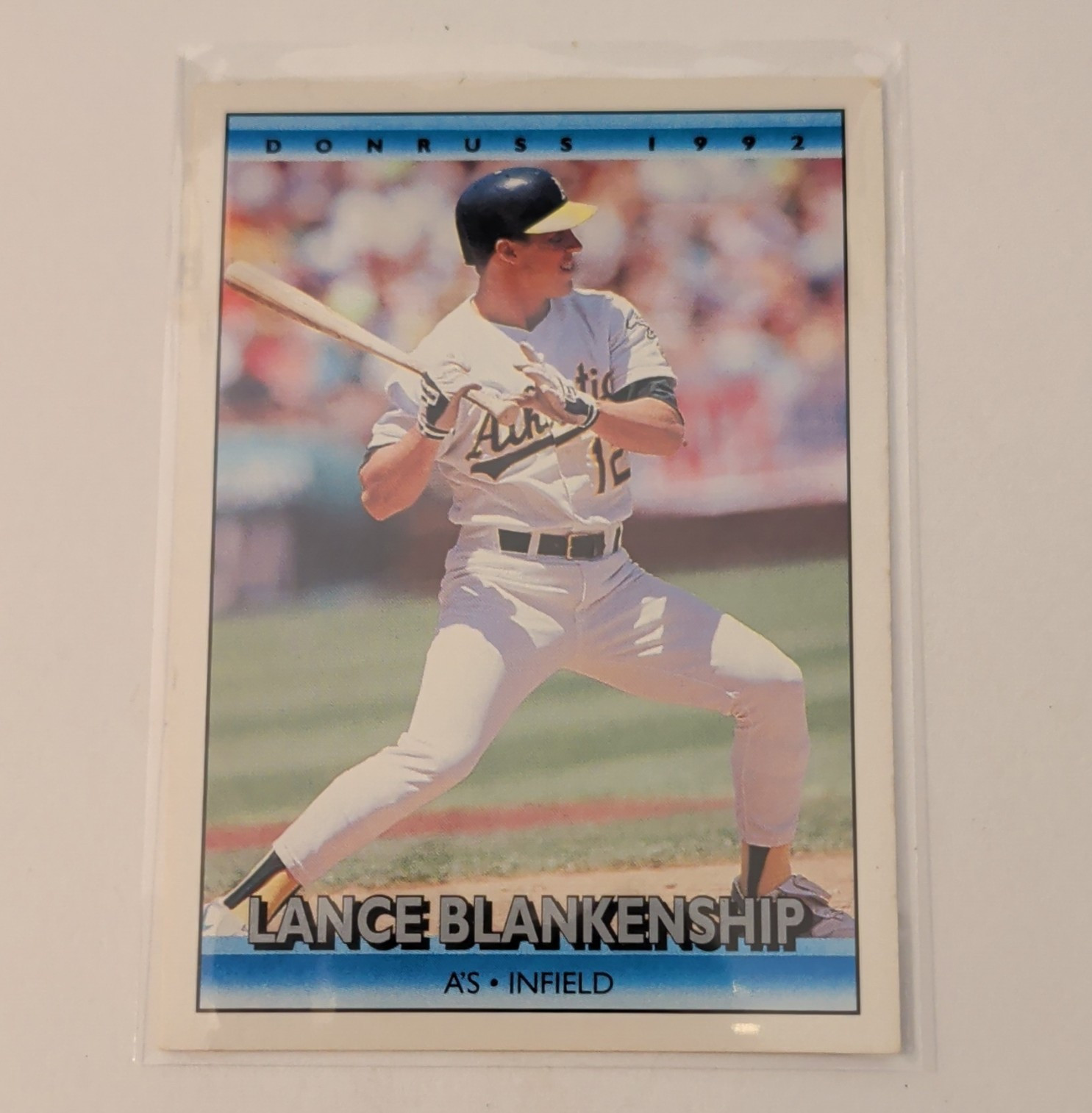 Donruss 1992 Lance Blankenship #768 Oakland Athletics Baseball Card Base Set