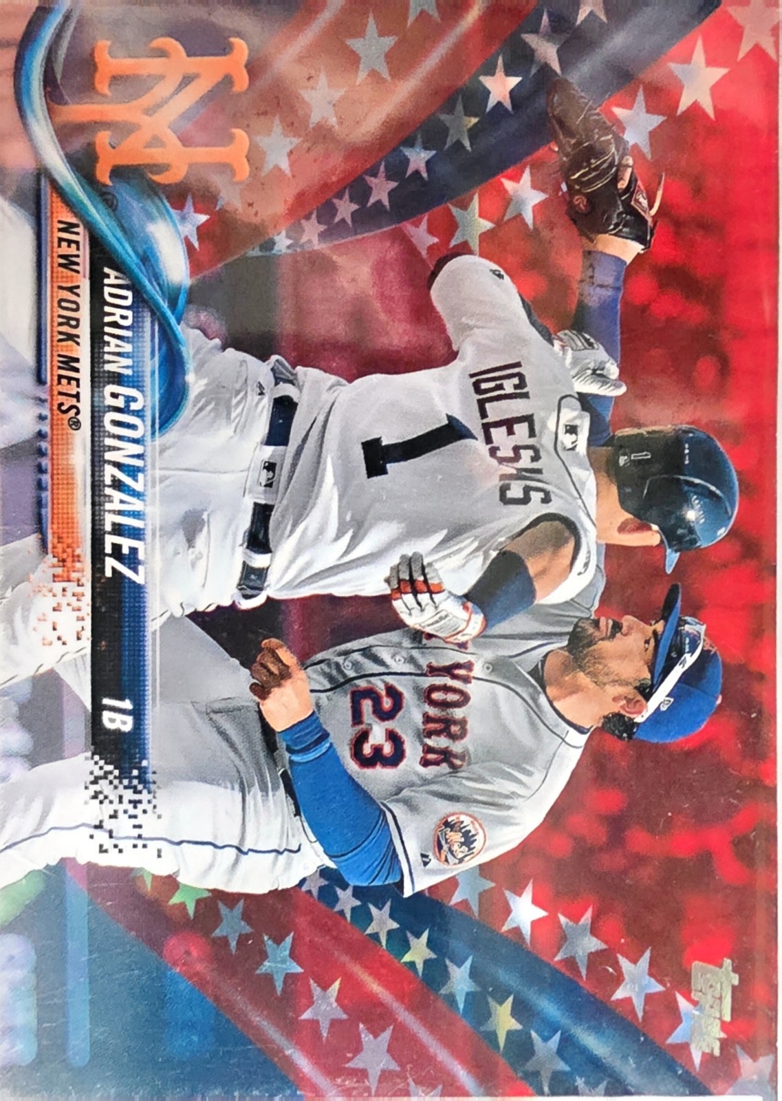 2018 Topps – Adrian Gonzalez #575 Independence Day /76