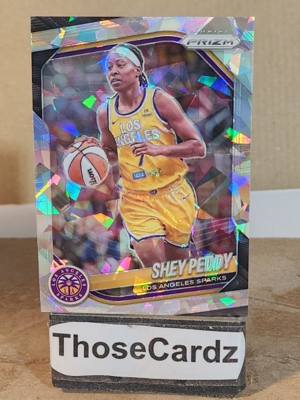 2025 Panini WNBA Cracked Ice Prizm #136 Shey Peddy
