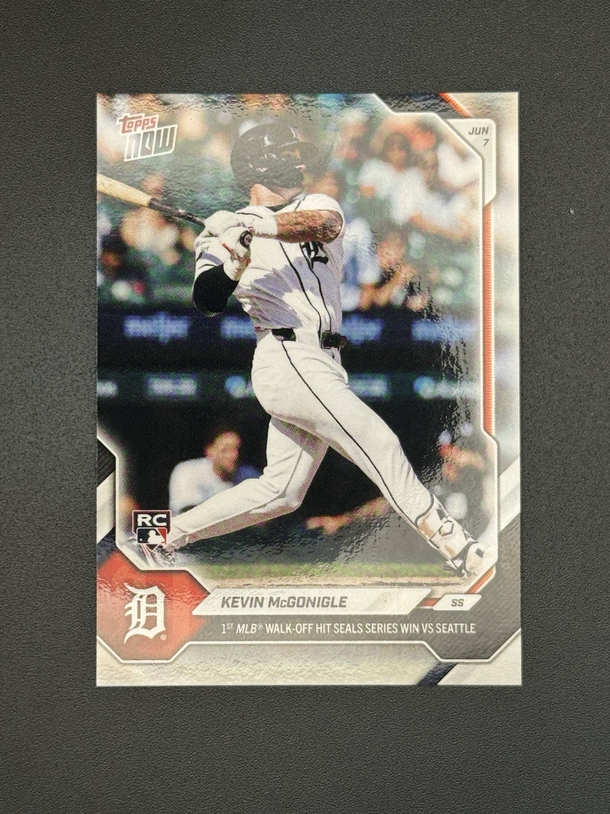2026 Topps NOW – Kevin McGonigle #302 – 1st Walk-Off Rookie – See Description