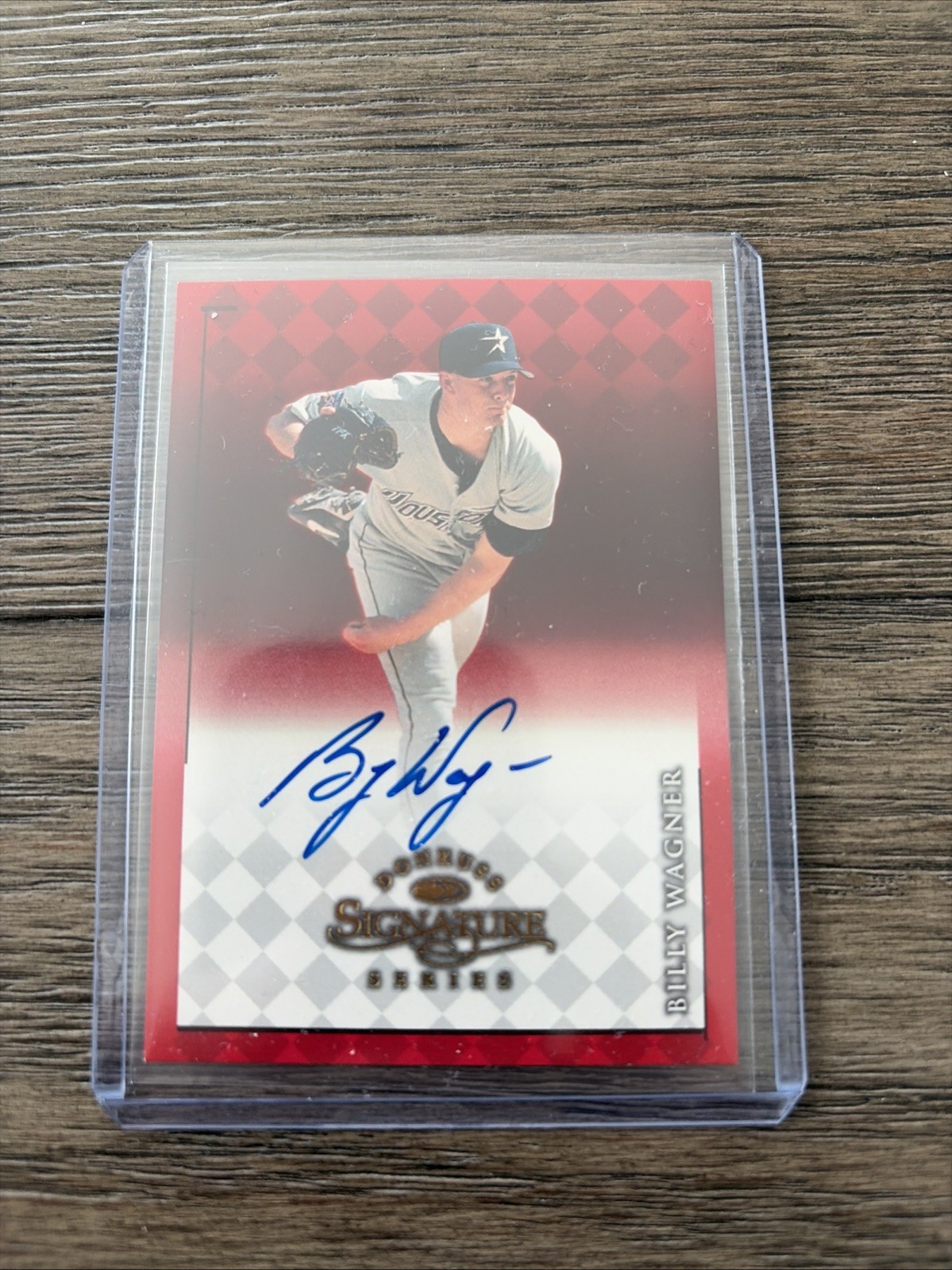 Donruss Signature Series Billy Wagner ‘HOF’ Autograph Baseball Card MLB