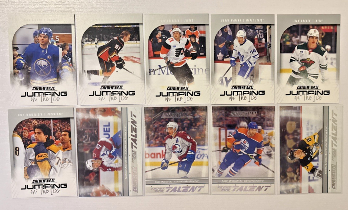 2024-25 UD Credentials Inserts, Parallels, #’d, RC’s! Complete Your Sets! U PICK