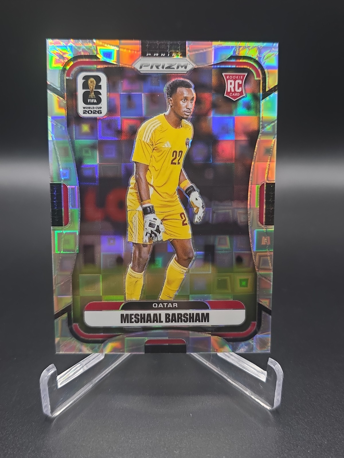 2026 Prizm FIFA World Cup RARE Pandora PRIZM #376 Meshaal Barsham RC