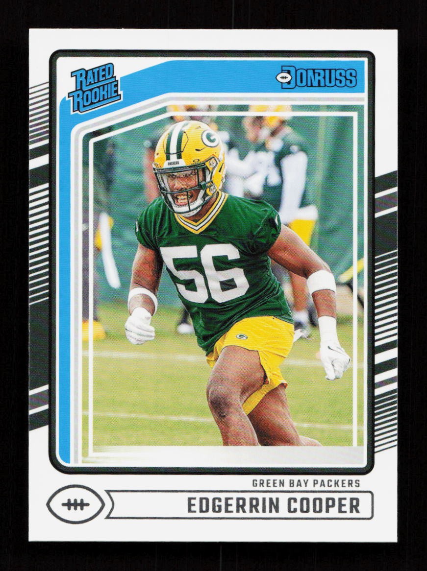 2024 Panini America, Inc. DONRUSS FOOTBALL EDGERRIN COOPER #325 GREEN BAY