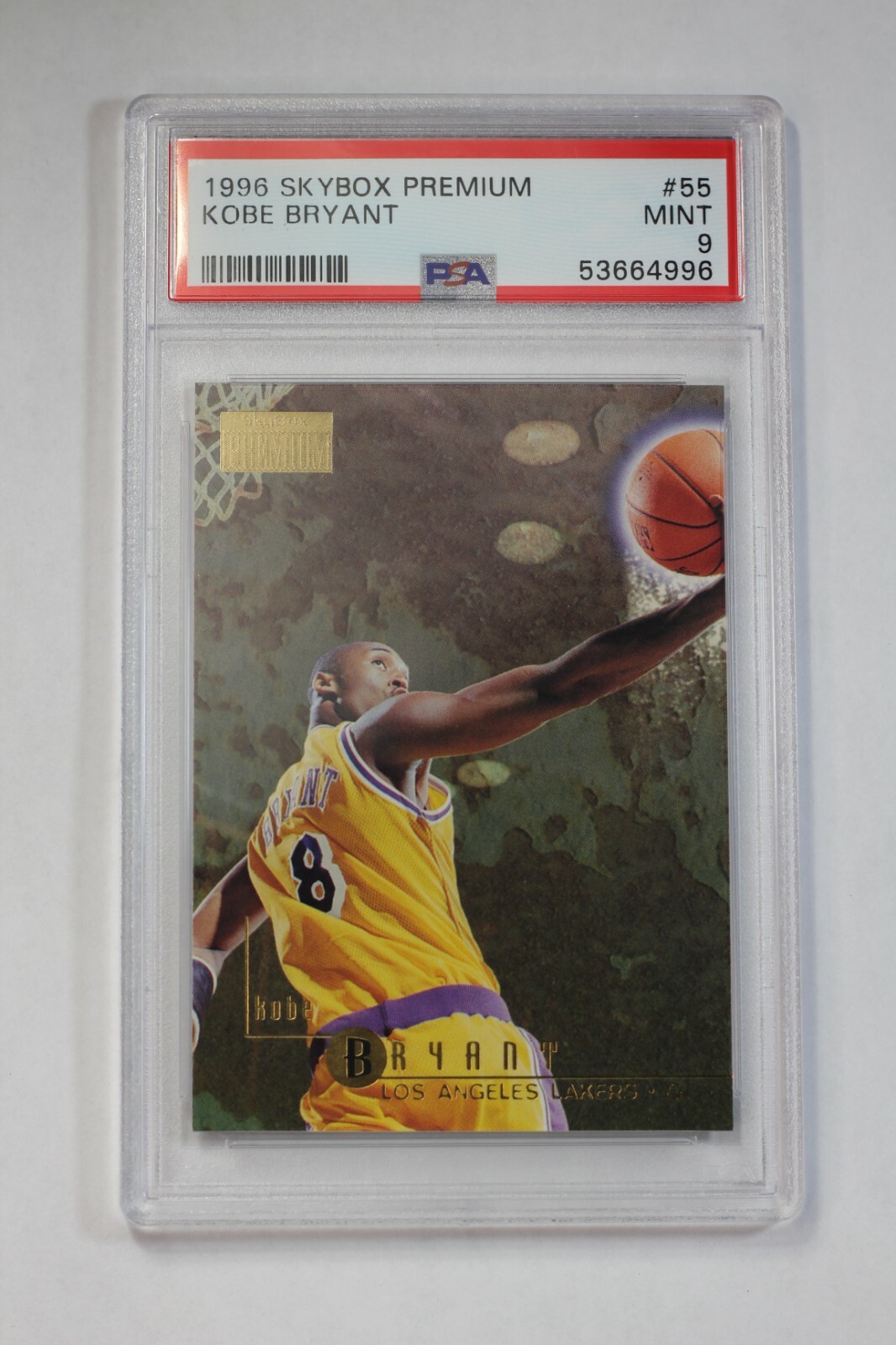 1996-97 Skybox Premium KOBE BRYANT #55 Rookie RC Graded PSA 9 Mint QTY