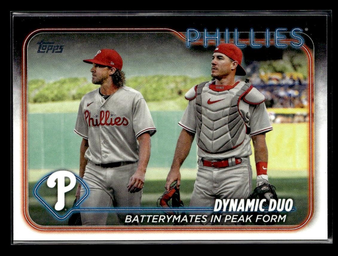 Dynamic Duo (J.T. Realmuto / Aaron Nola) 2024 Topps #428 PLEASE READ