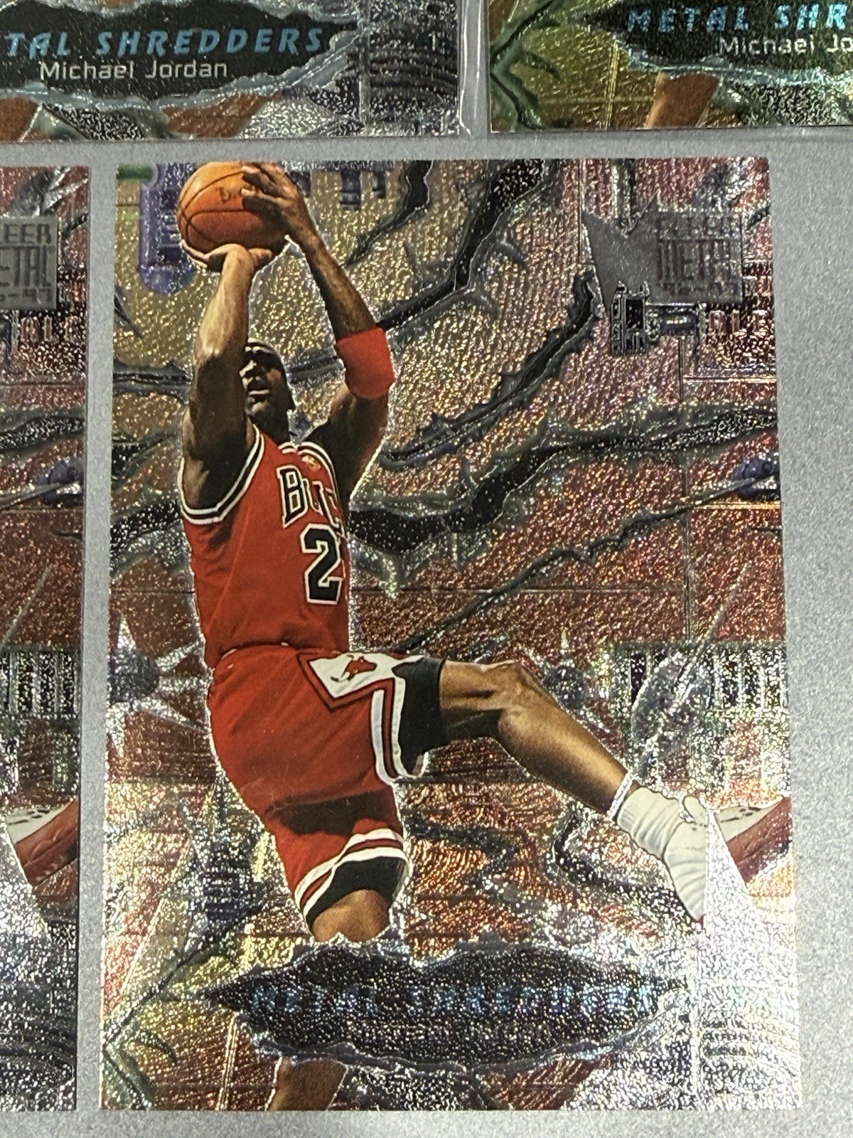 1996-97 Fleer Metal – Metal Shredders Michael Jordan #241
