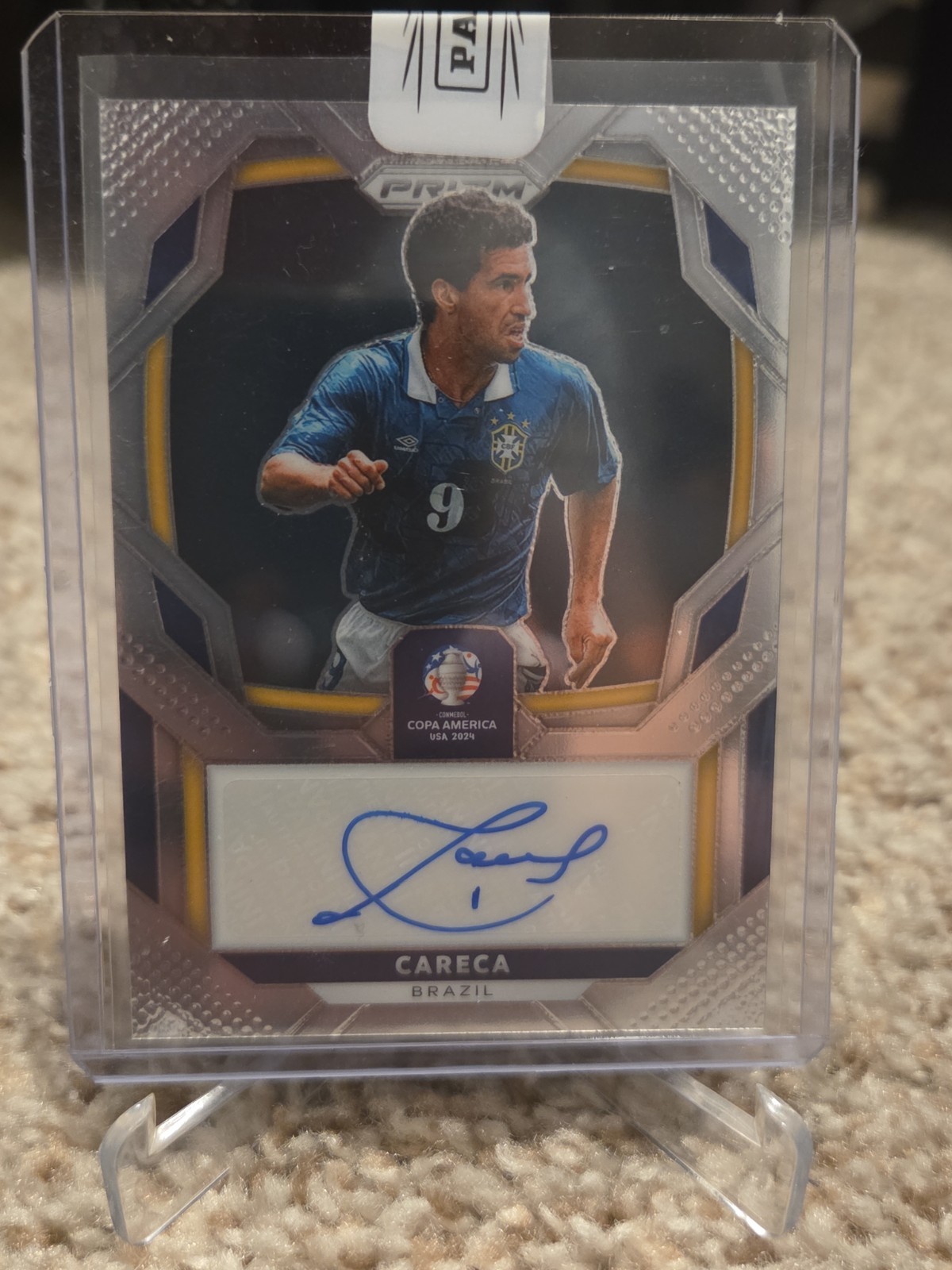 2024 CARECA AUTO PANINI PRIZM CONMEBOL COPA AMERICA 2024 AUTOGRAPHS