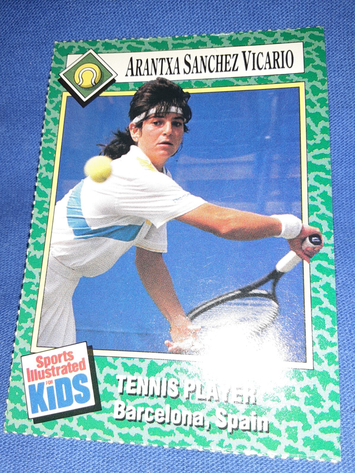 1989 Sports Illustrated for Kids Series 1 – #130 ARANTXA SANCHEZ VICARIO ROOKIE