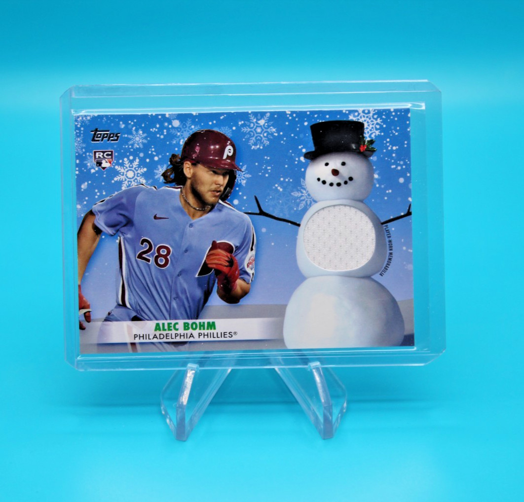 2021 Topps Walmart Holiday Relics Alec Bohm #WRC-AB Player Worn Memorabilia