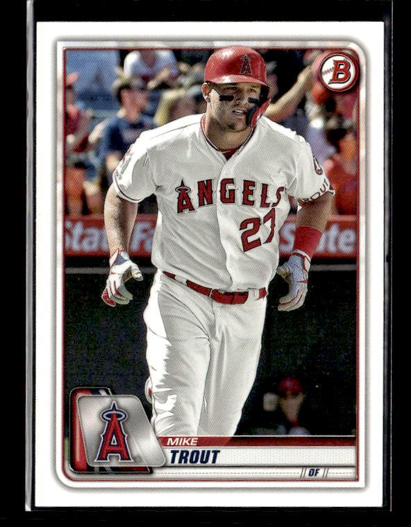 2020 Bowman #1 Mike Trout Los Angeles Angels