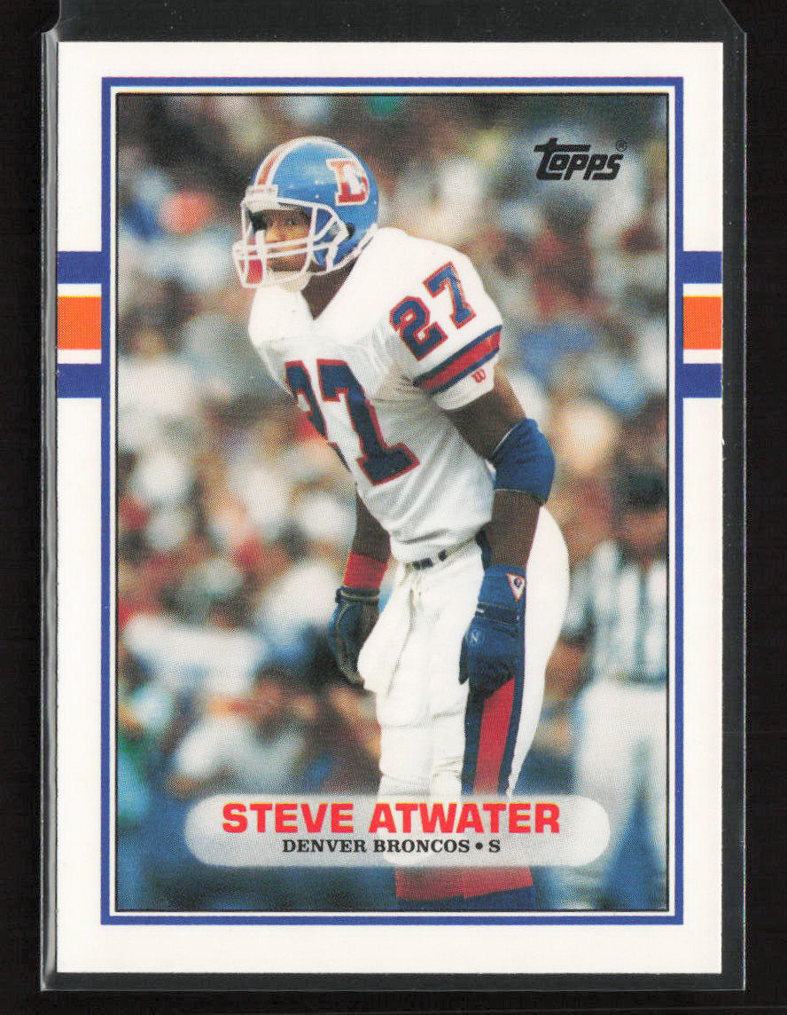 1989 Topps Traded #52T Steve Atwater Denver Broncos RC Rookie MINT