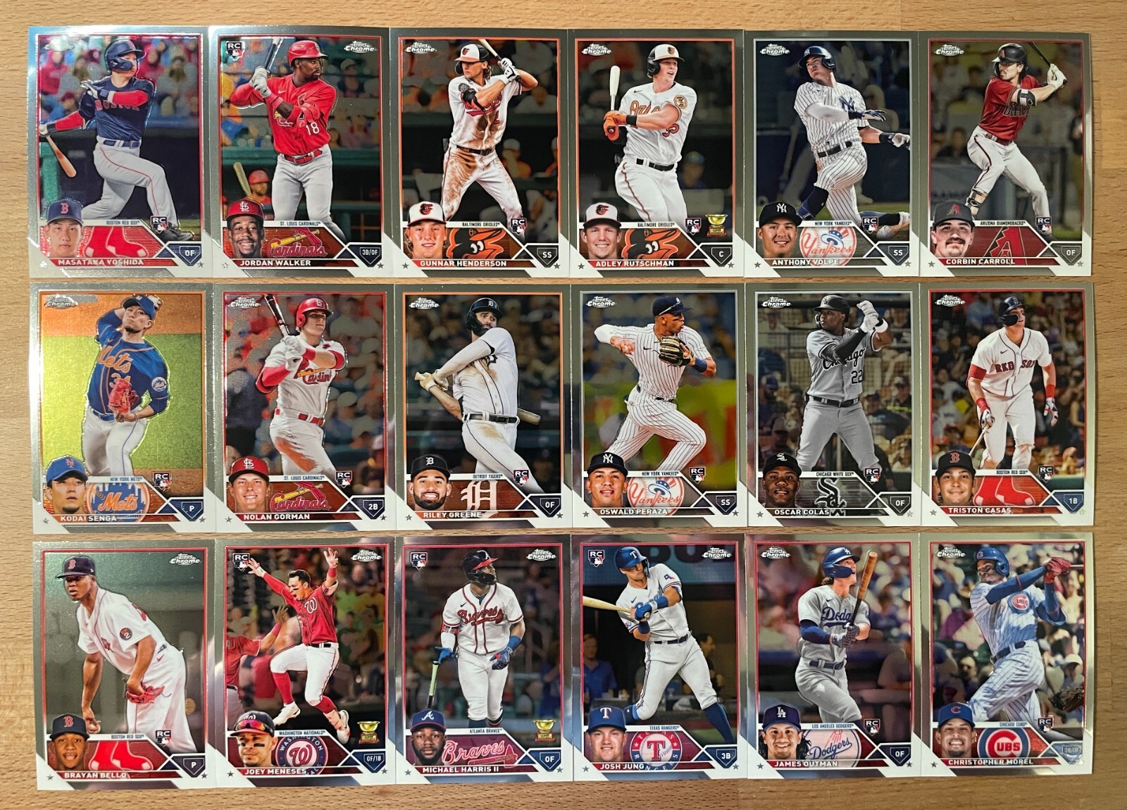 2023 Topps Chrome MLB Baseball Rookies & Veterans #1-220 | You Pick!