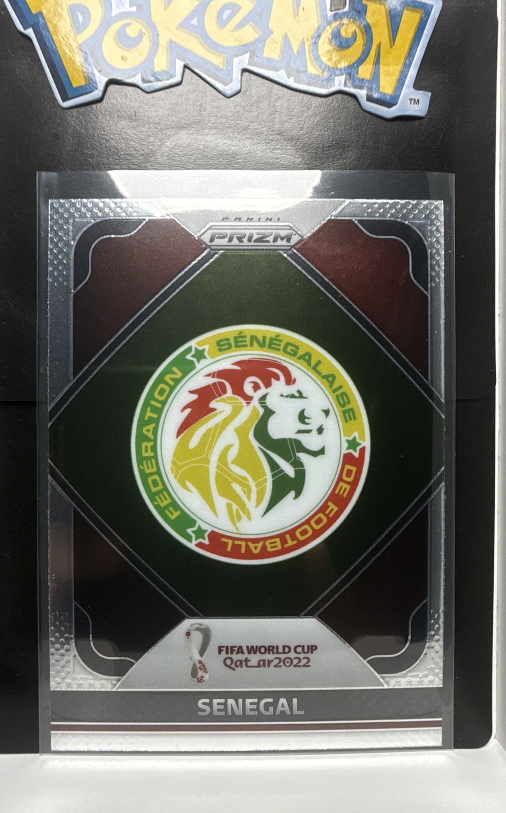 2022 Panini Prizm World Cup Qatar – Team Badges Senegal #23 Silver Prizm