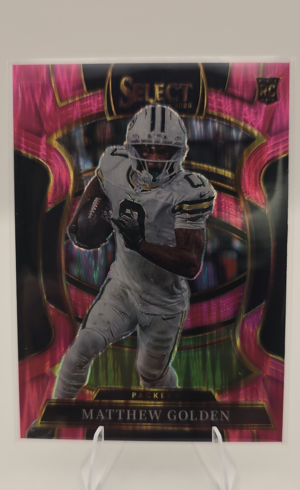 2025 Panini Select – Concourse Matthew Golden #66 Pink Shock Prizm (RC)