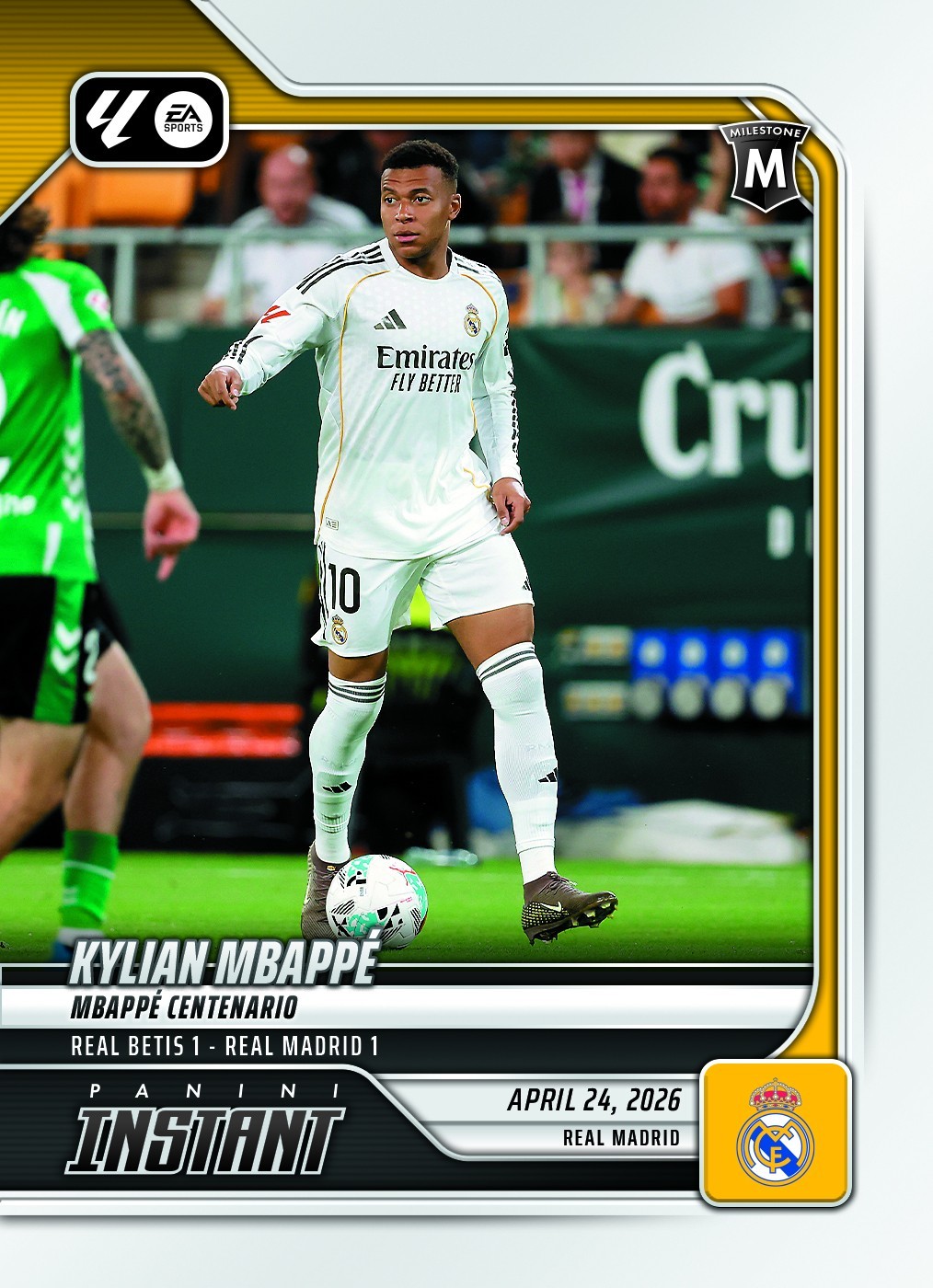 2026 Panini Instant La Liga #2 Kylian Mbappe Real Madrid PRESALE