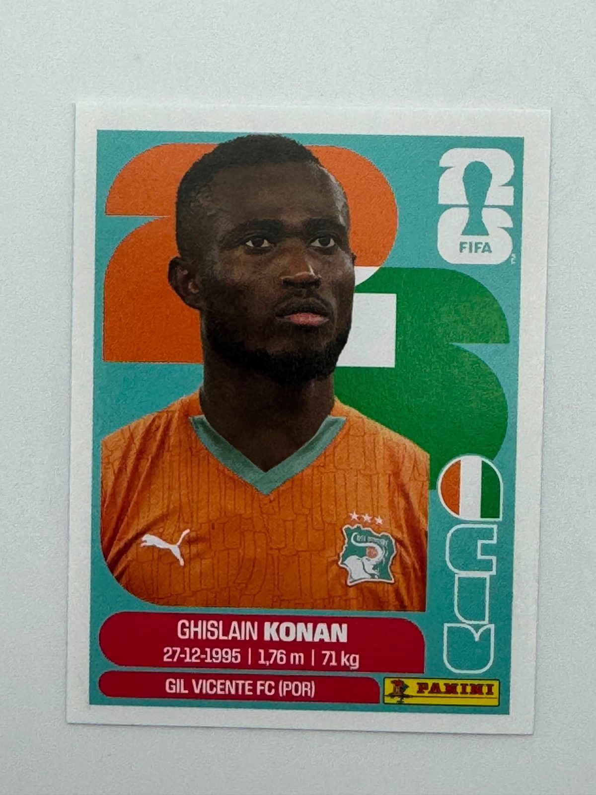 2026 100% Authentic Panini World Cup Ivory Coast Stickers Pick Team Logo Players