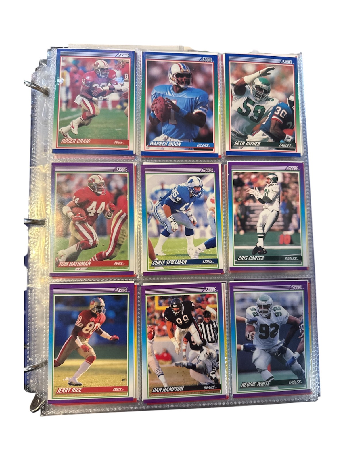 250 Various Football Trading Card singles in Excellent condition