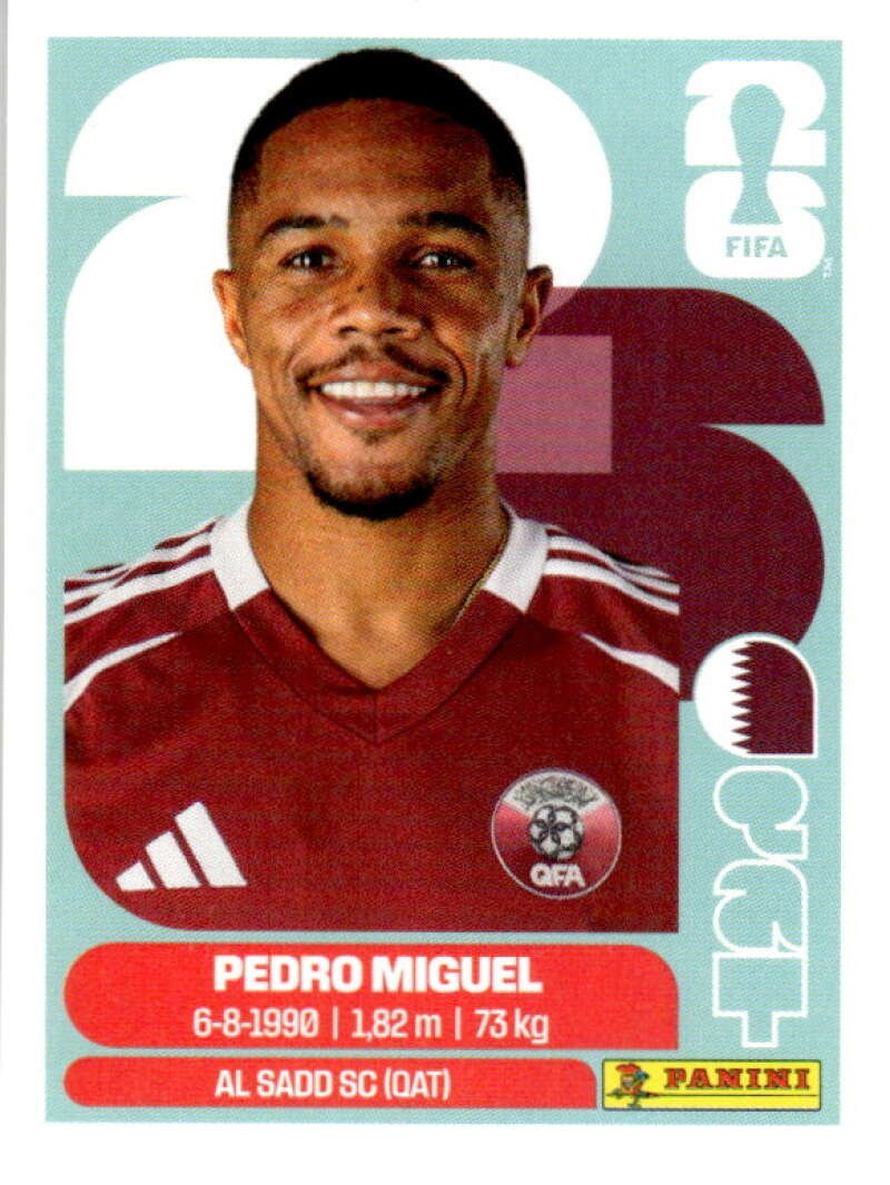 2026 Panini World Cup Stickers #QAT7 Pedro Miguel – Qatar MLS