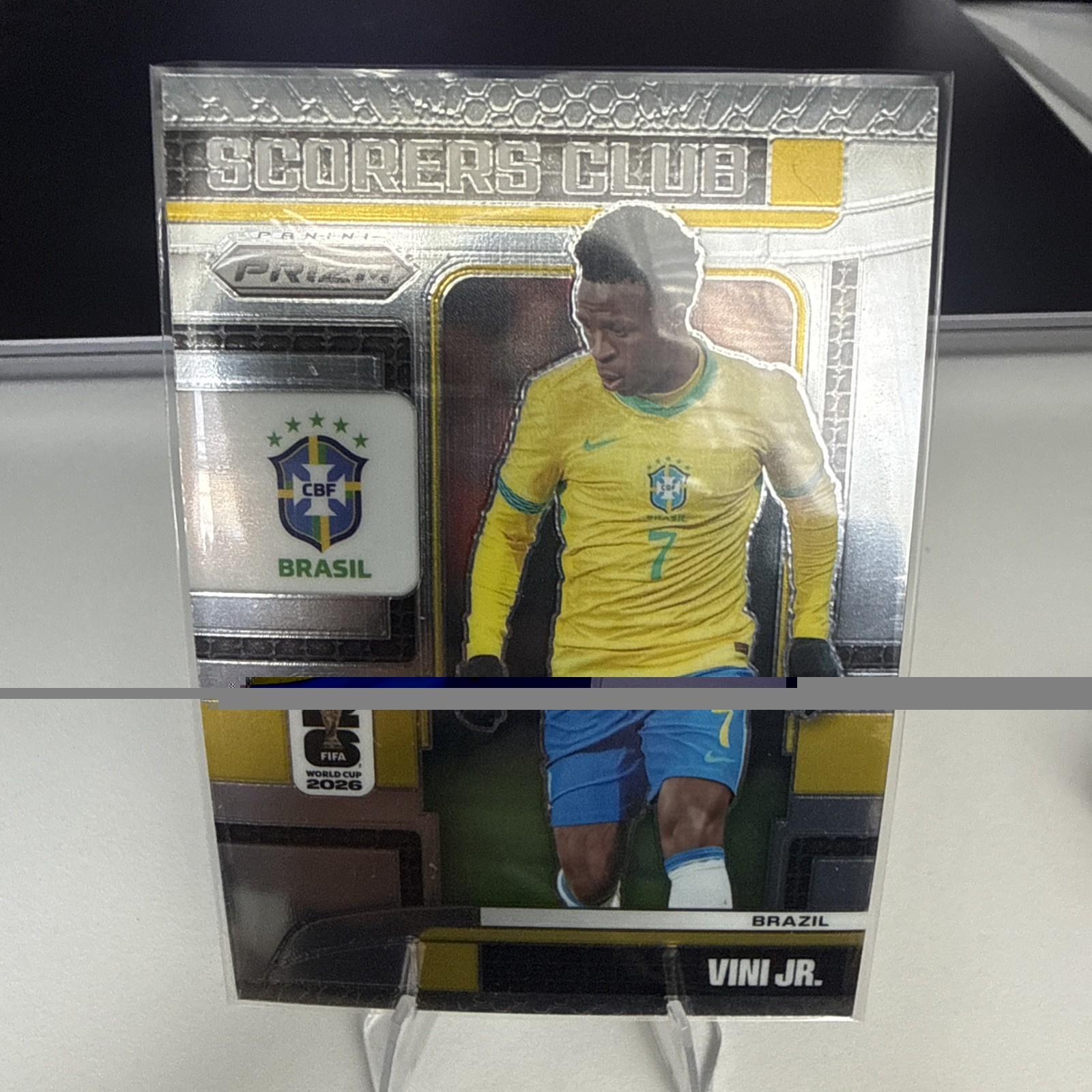 Panini Prizm 2026 FIFA World Cup Scorers Club #6 Vini Jr. Brazil Insert