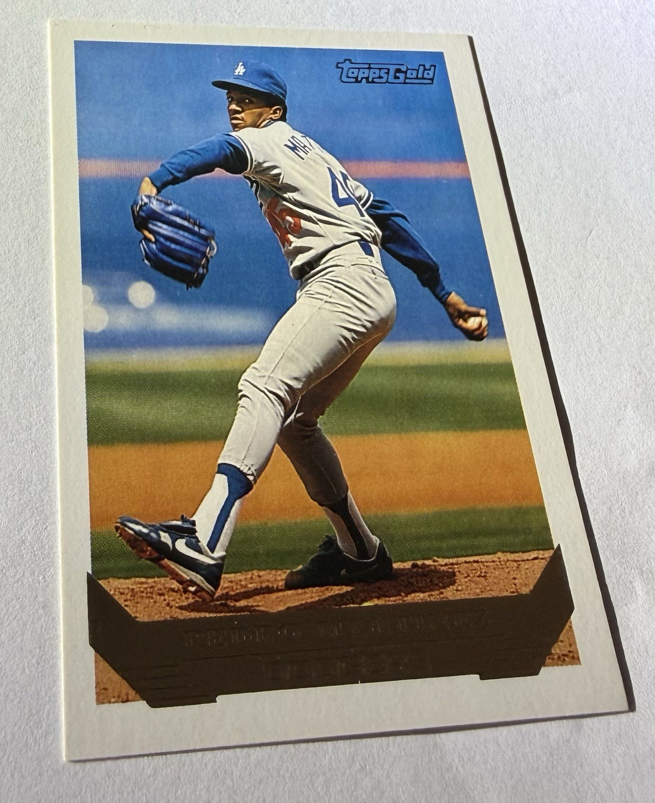 1993 Topps Gold Pedro Martinez #557 HOF Los Angeles Dodgers Rookie