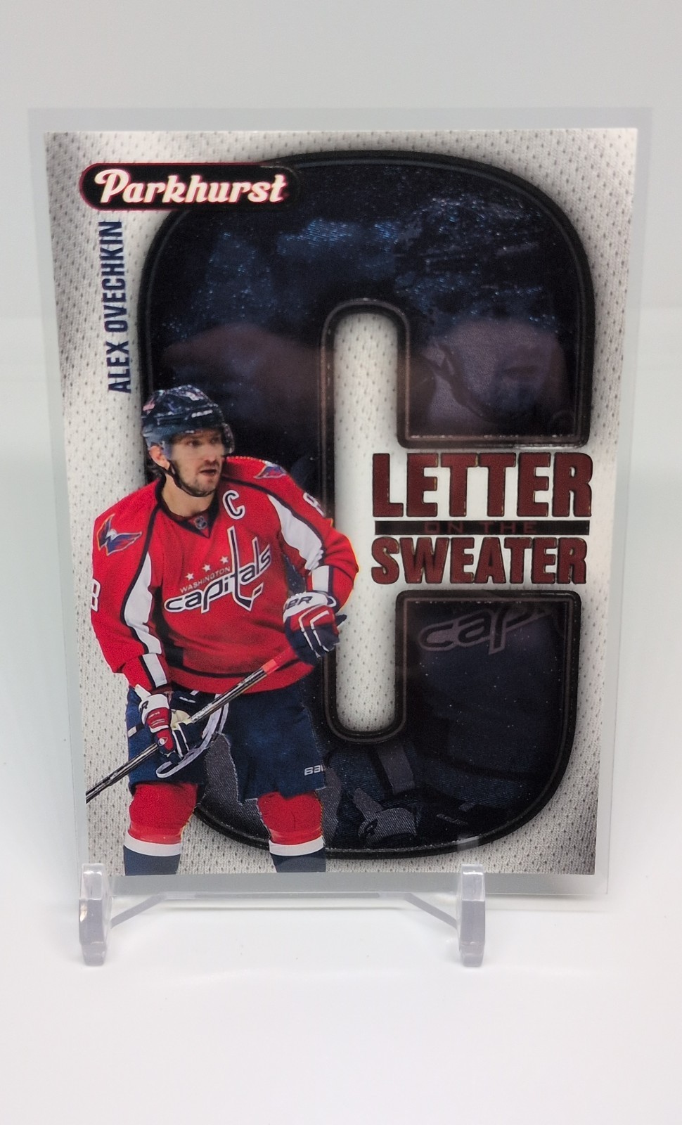 2016-17 Upper Deck Parkhurst – Letter on the Sweater Alex Ovechkin #LS7