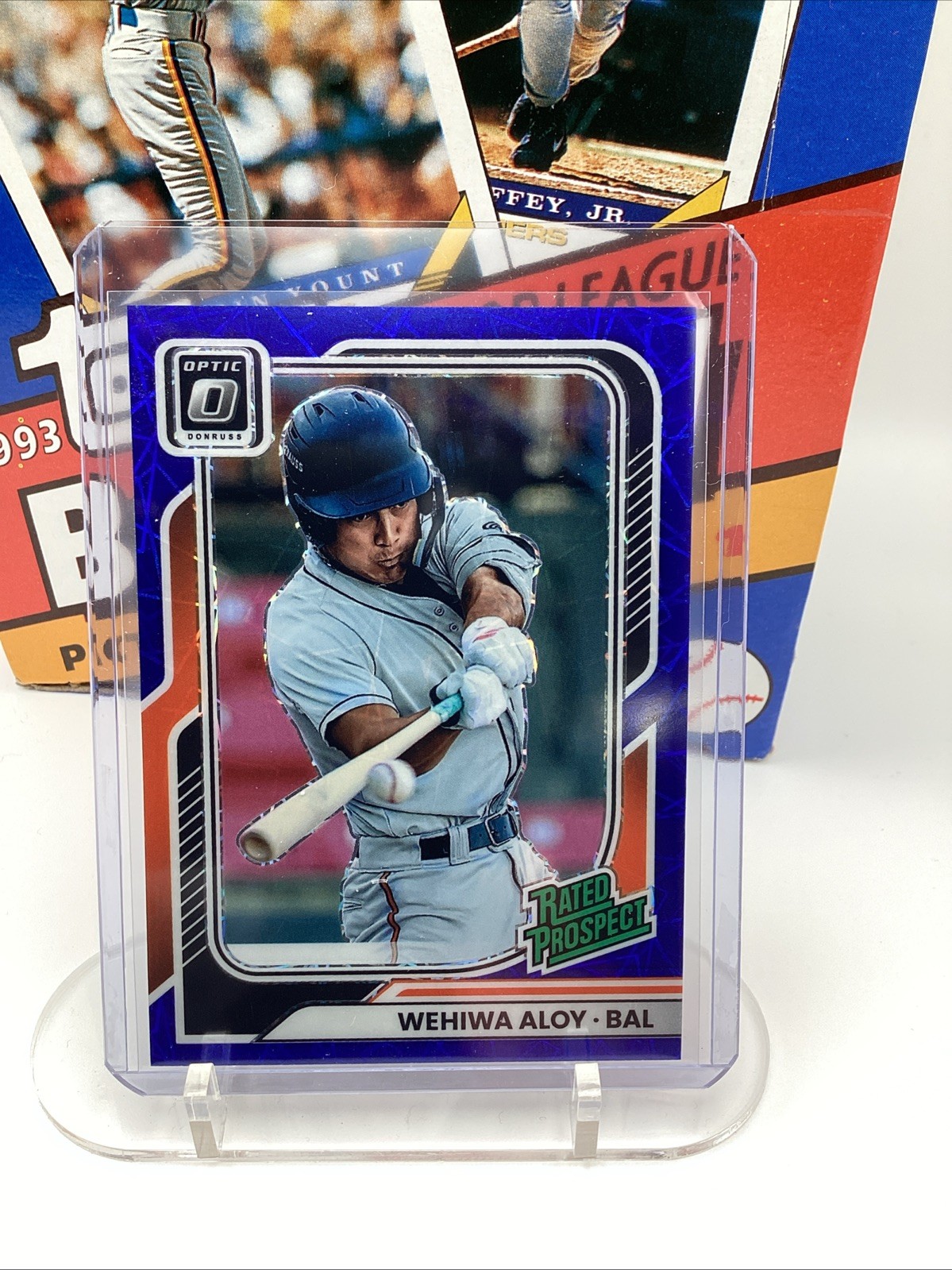 2026 Donruss #155 Wehiwa Aloy Optic Blue Velocity Prizm Baltimore