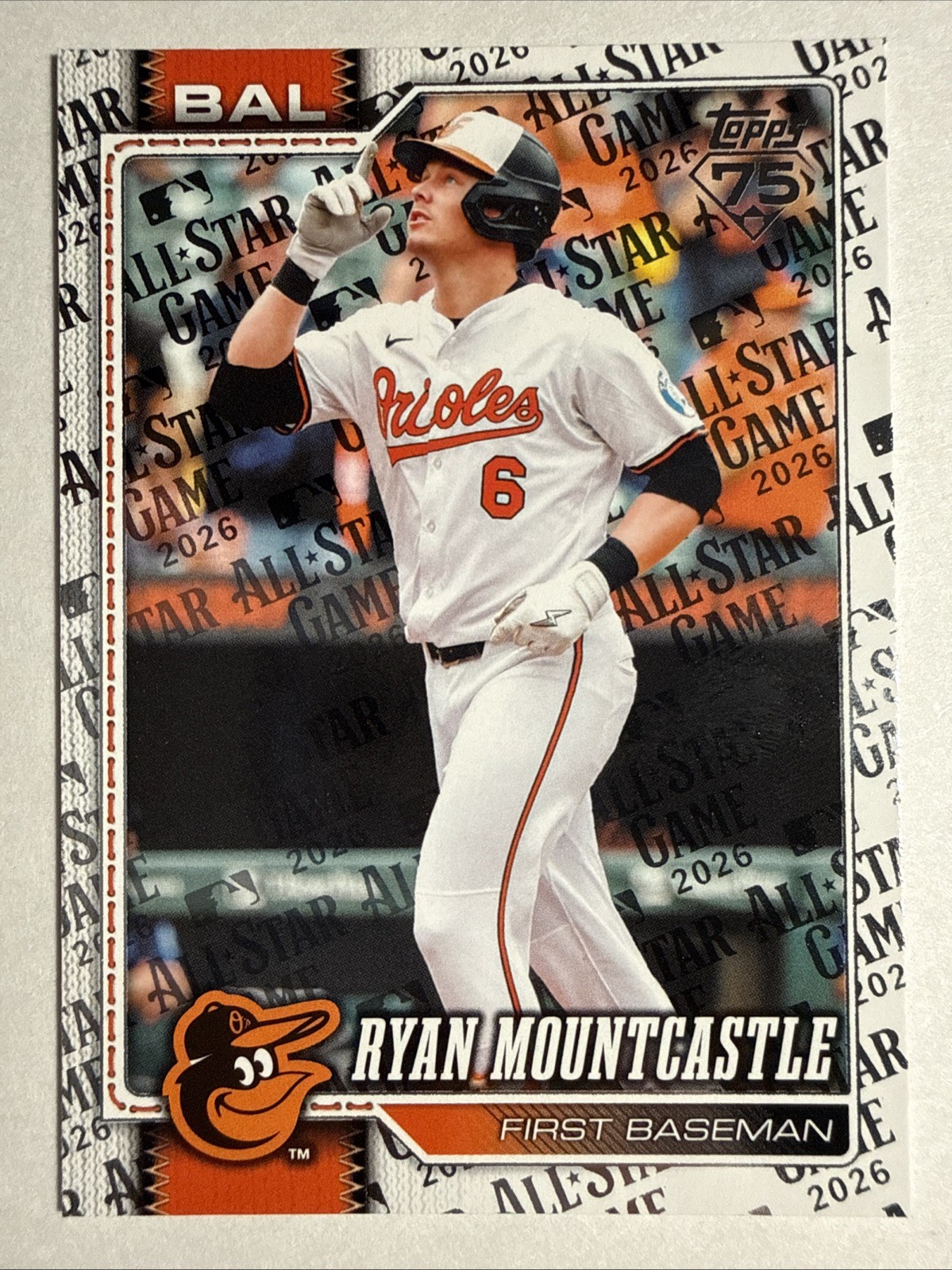 2026 Topps Series 2 – Ryan Mountcastle ALL STAR GAME FOIL #652 Orioles
