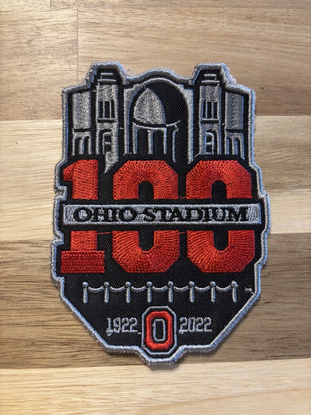 Ohio State Buckeyes Ohio Stadium 100 Years Patch 2022 Brand New Football New