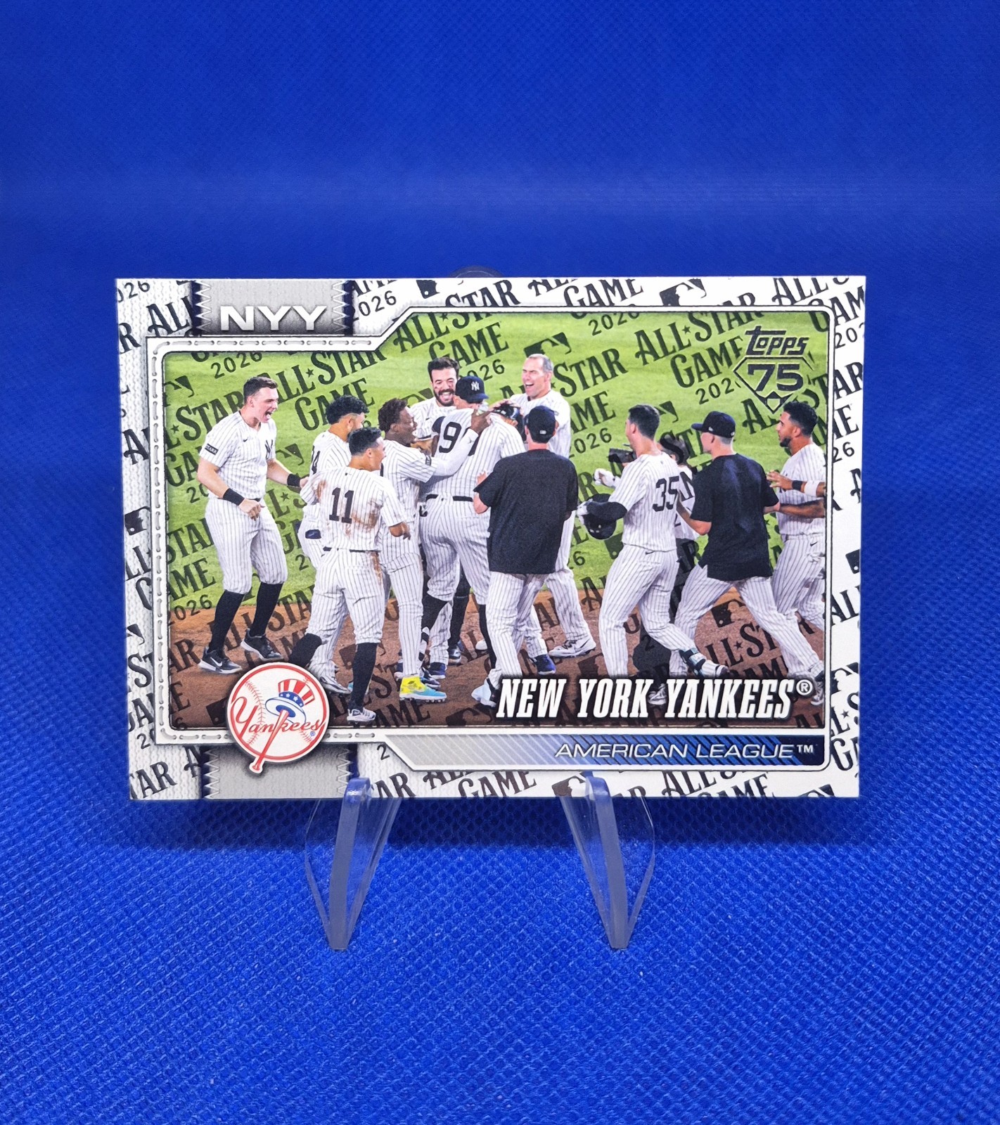 2026 Topps Series 2 New York Yankees Team Card #628 2026 All Star Game Parallel