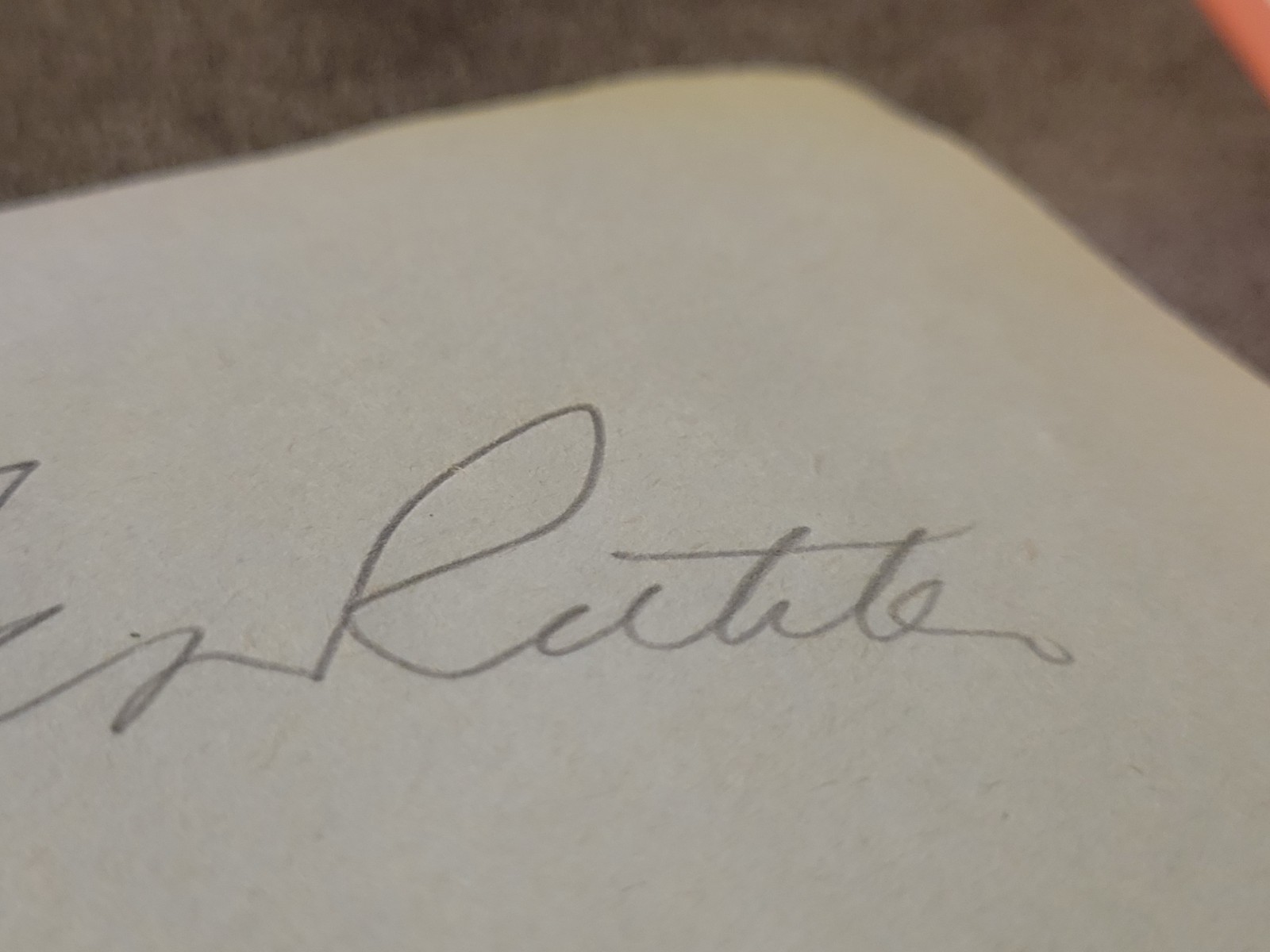 Les Richter SIGNED Los Angeles Rams Autograph Autographed Hall Of Fame HOF Page