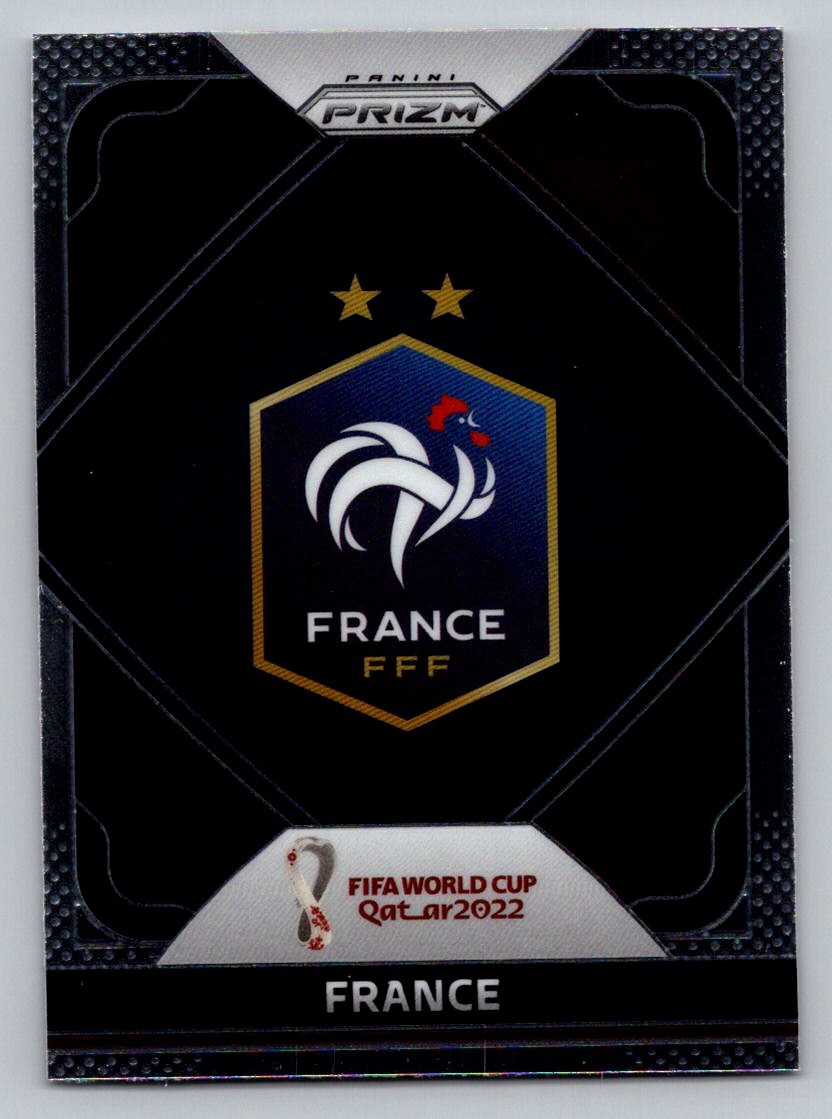 France 2022 Panini Prizm FIFA World Cup Qatar Team Badges #10 b22a