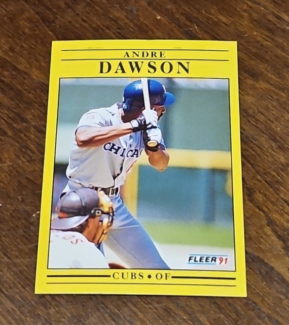 1991 Fleer Andre Dawson #419 Chicago Cubs
