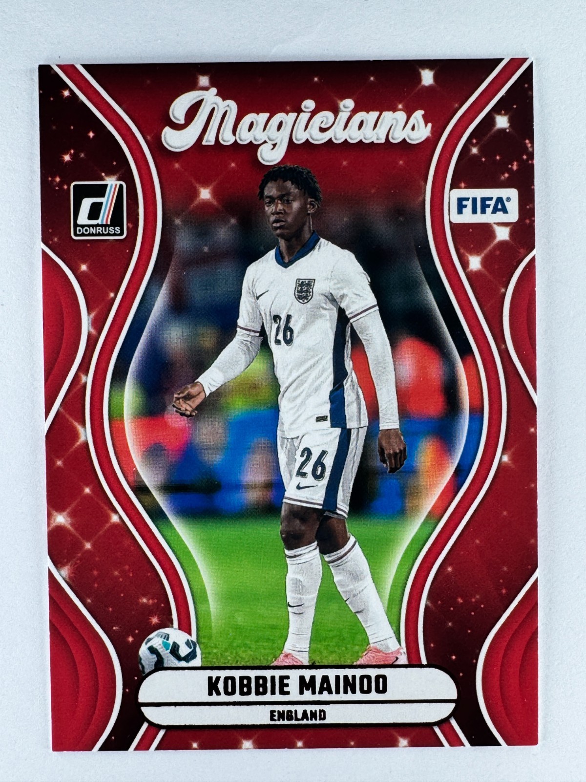 KOBBIE MAINOO 2024-25 Donruss Soccer #23 Magicians RED BORDER England