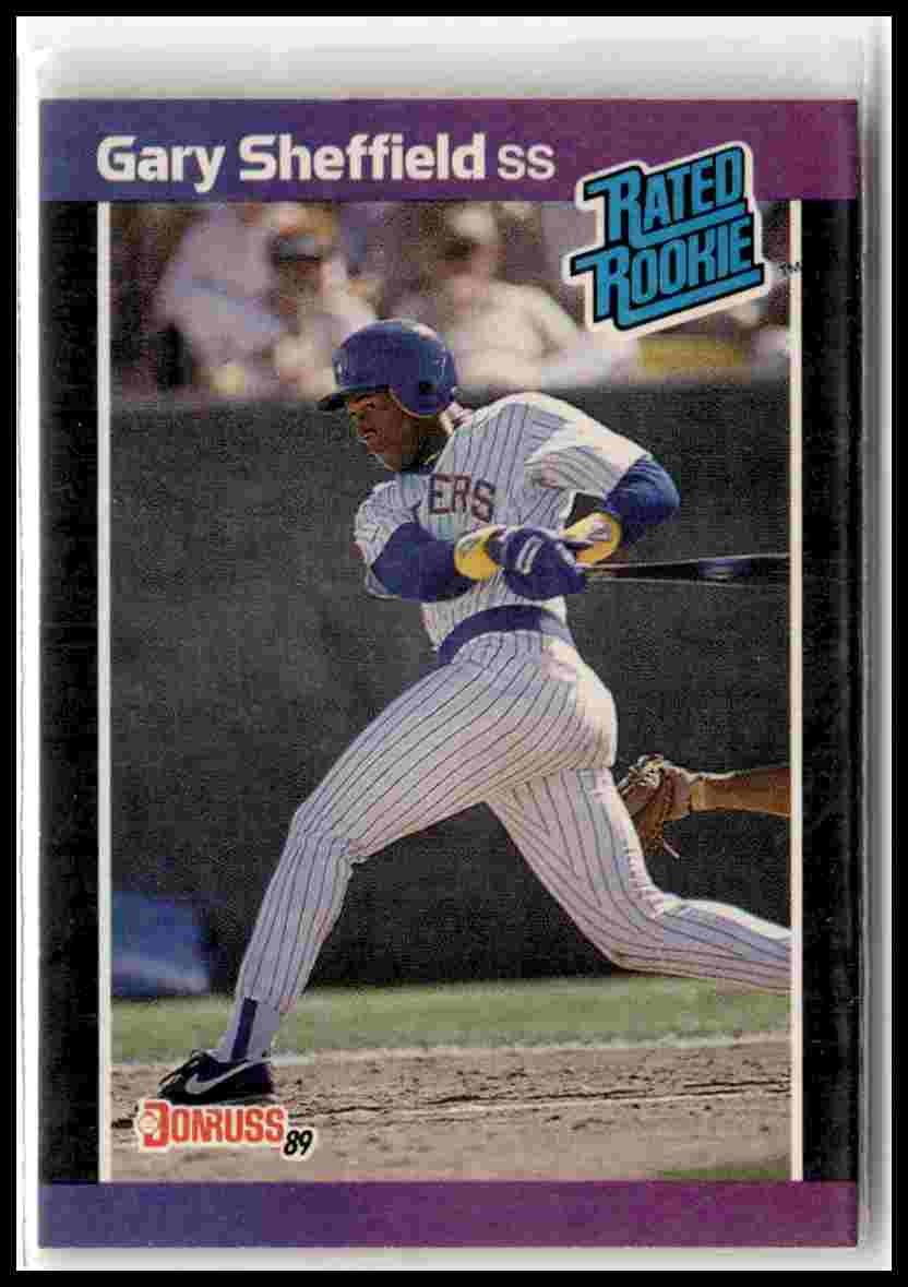 1989 Donruss #31 Gary Sheffield Rated Rookie Card RC