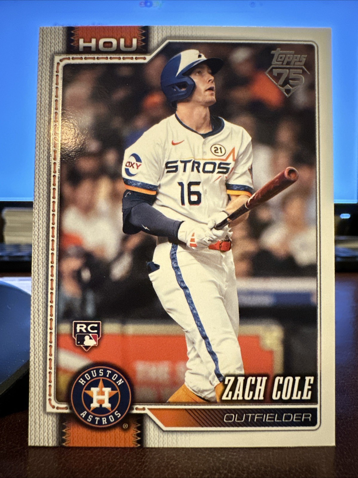 Zach Cole RC Houston ASTROS Rookie Outfielder 2026 Topps Series 2 Baseball #601