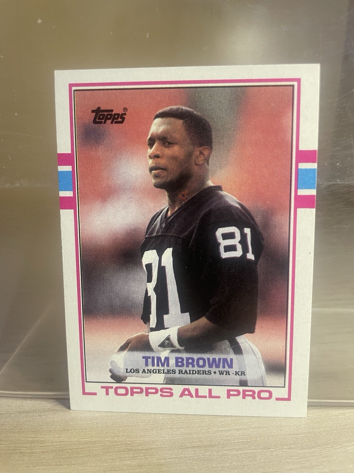 1989 Topps – #265 Tim Brown (Rookie Card)