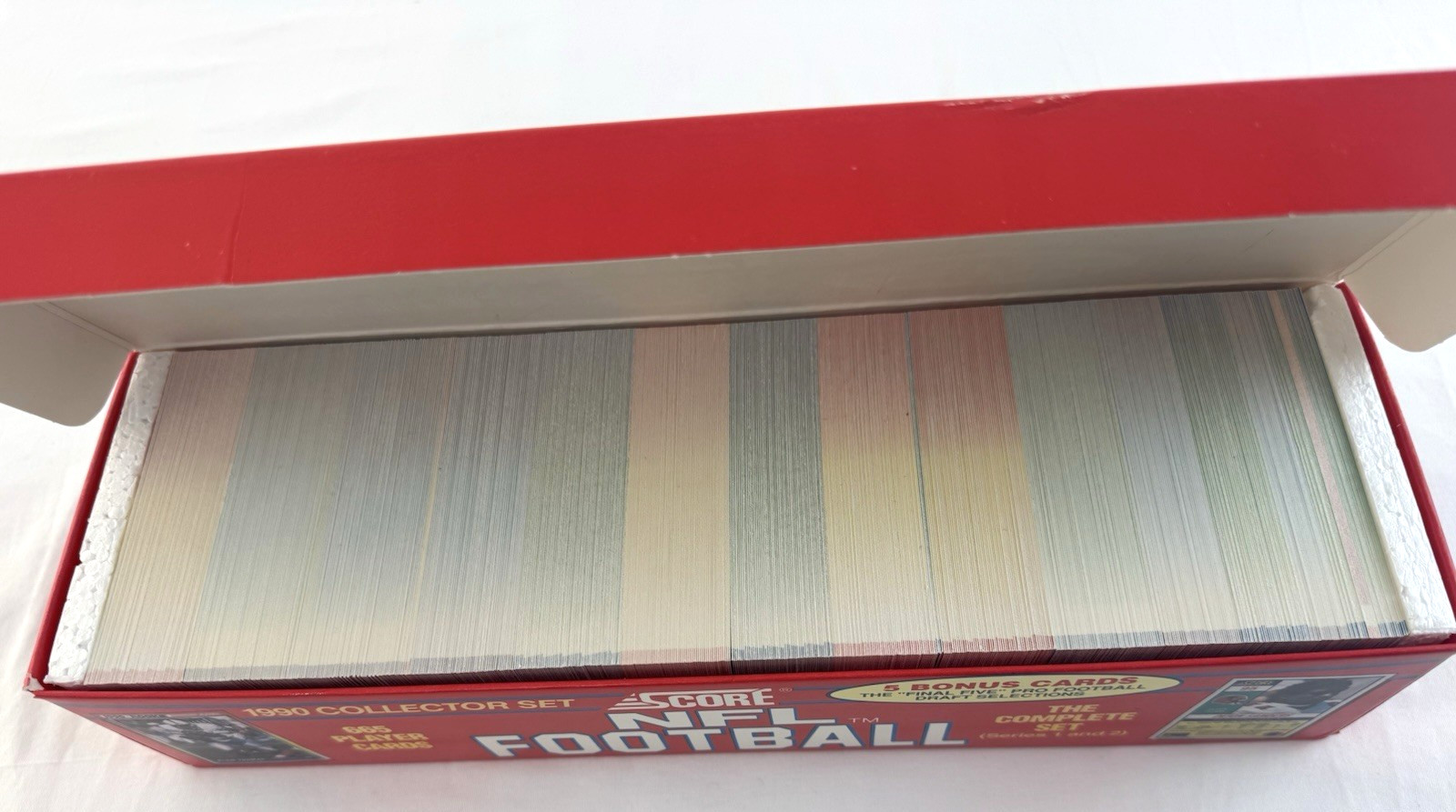 1990 Score NFL Football Collector Set Complete (Series 1 and 2) Factory-Open box