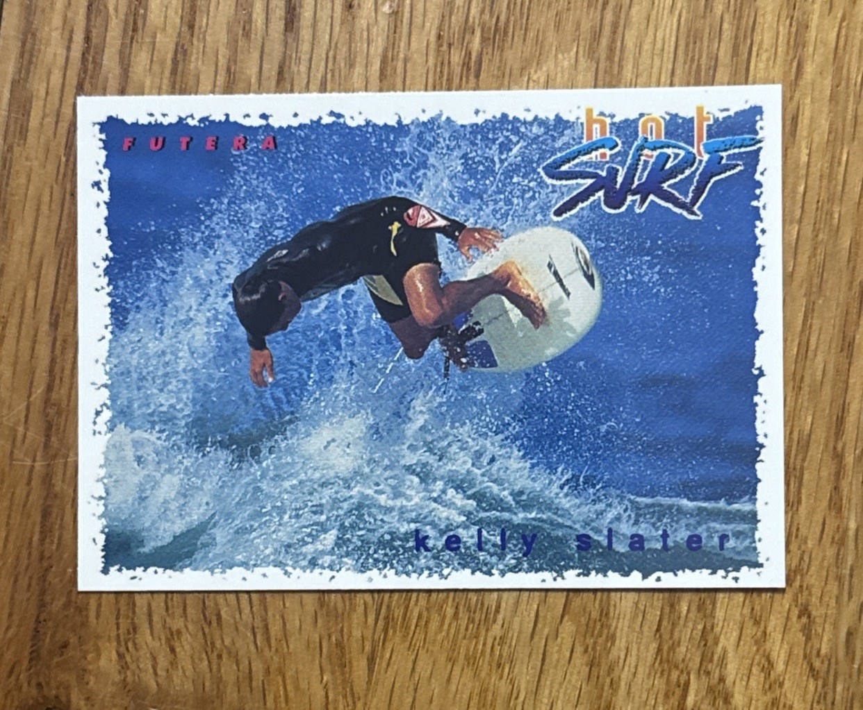1994 Futera Hot Surf Card Kelly Slater #31 Mint Surfing Goat