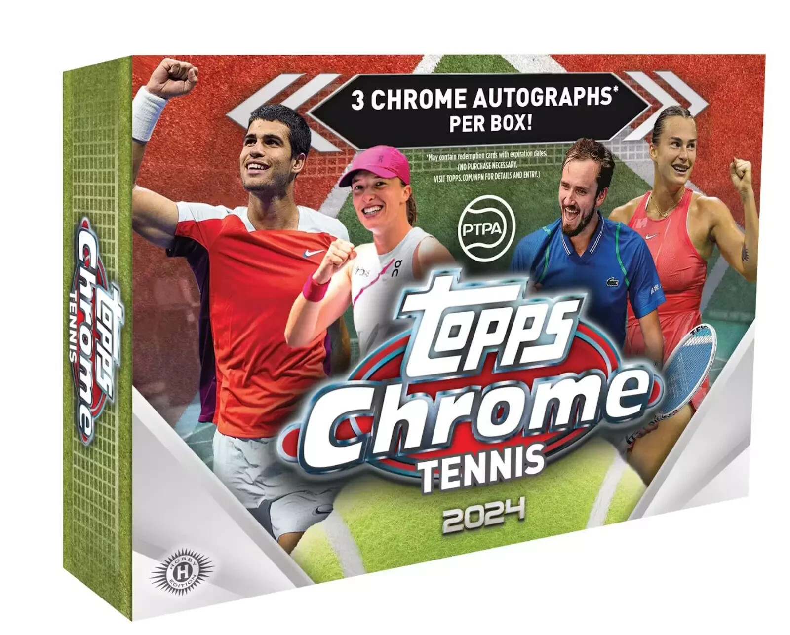2024 Topps Chrome Tennis Base Cards #1 – 200 – Pick Your Card!