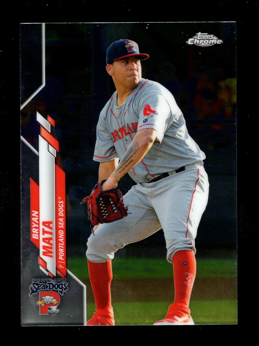 2020 TOPPS PRO DEBUT CHROME PDC183 BRYAN MATA PORTLAND SEA DOGS