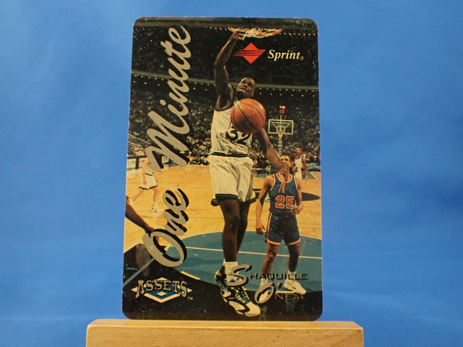 Shaquille O’Neal Classic Assets Sprint Phone Card Score Board