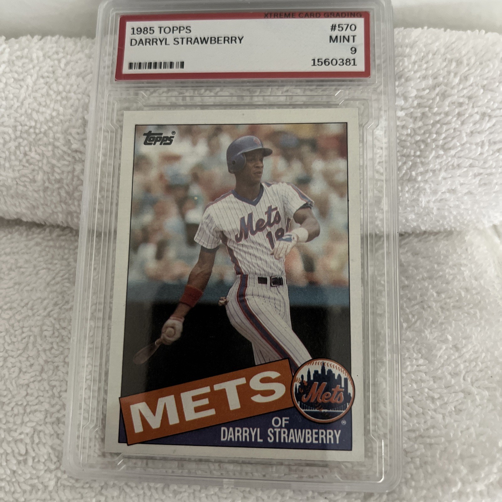 1985 Topps Darryl Strawberry #570 Graded Mint 9.