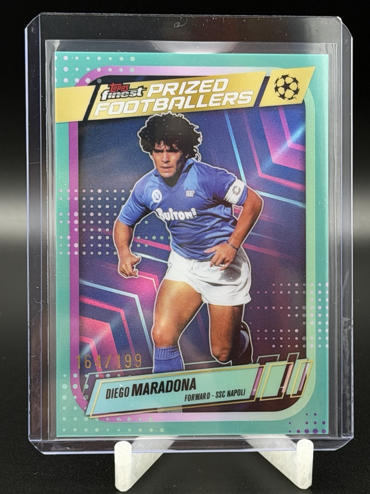 Topps Finest 2026 Prized Footballers Diego Maradona SSC Napoli PF-4 /199