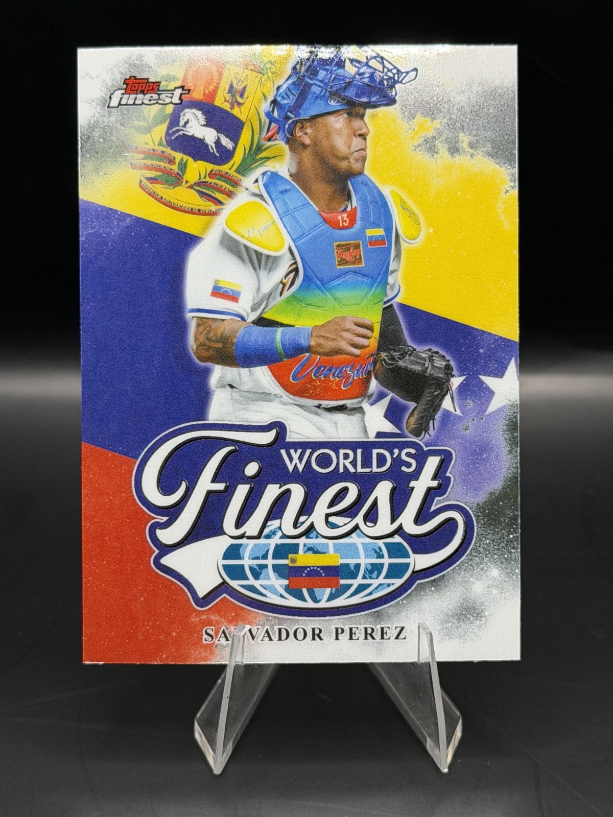 2026 Topps Finest World’s Finest #WF-28 Salvador Perez Venezuela