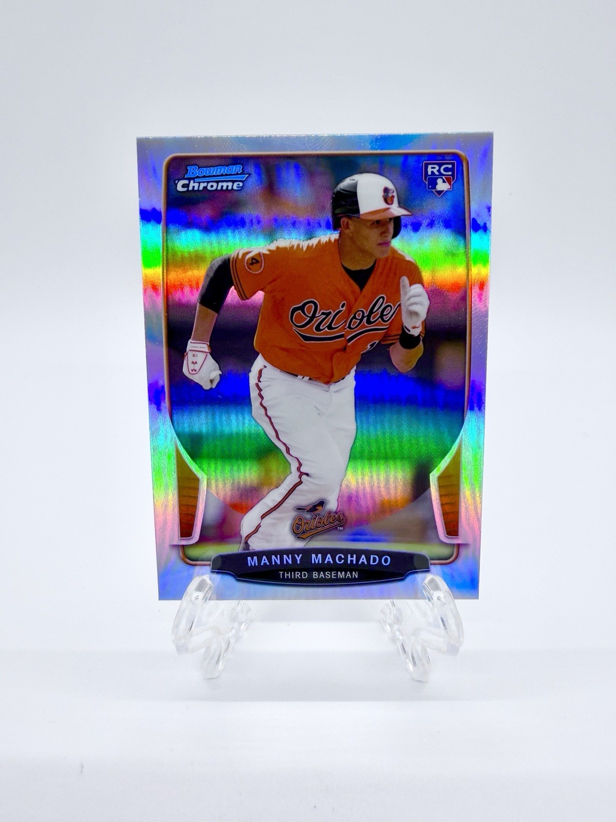 2013 Bowman Draft Picks Chrome Refractor Manny Machado Rookie RC #4