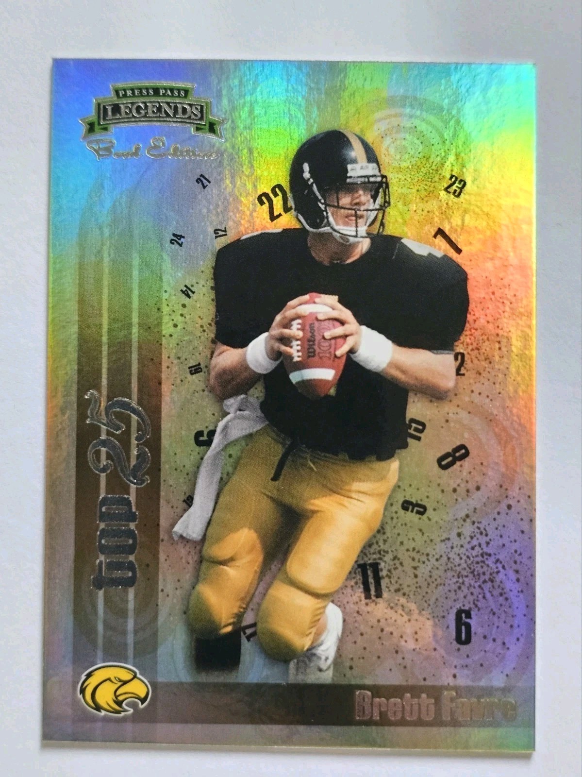 2008 Press Pass Legends Bowl Edition Top 25 Brett Favre /250